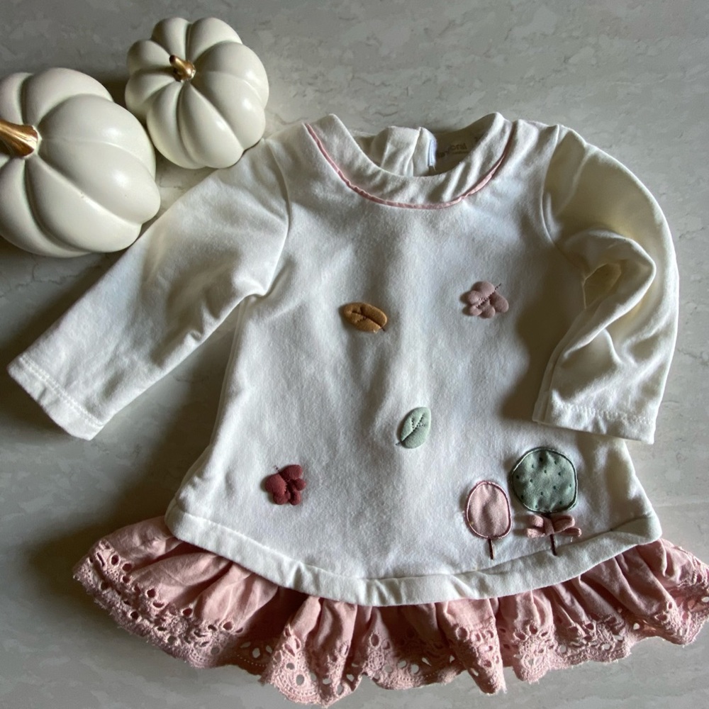Mayoral Newborn Dress for Fall